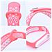 Cinturino Silicone Watch Band Per Xiaomi Mi Band 5 - 6 - 7 White-pink - Foto miniatura 2
