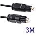 Opt3m Cavo Fibra Ottica Audio Ottico Digitale 3m Black - Foto miniatura 2