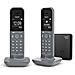 CL390 Duo Telefono analogico /DECT Identificatore di chiamata Grigio - Foto miniatura 1