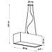 Lampadario Santa Bis 80 Nero Sl. 0780 - Minimalista Lampadari Nero 120x80x30 Cm - Foto miniatura 4