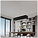 Lampadario Santa Bis 80 Nero Sl. 0780 - Minimalista Lampadari Nero 120x80x30 Cm - Foto miniatura 7