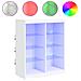 Credenza Con Luci Led Bianca 81x37x100 Cm - Foto miniatura 2