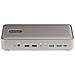 Docking Station 2 Laptop universale 3 USB 3.2 Video 4K Ulta HD 2DisplayPort a Doppio Monitor - Foto miniatura 4