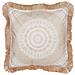 Set Di 2 Cuscini Geranium 45 X 45 Cm Beige Trama Orientale - Foto miniatura 3
