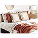 Set Di 2 Cuscini Geranium 45 X 45 Cm Beige Trama Orientale - Foto miniatura 1