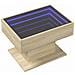 Tavolino Salotto Con Led Rovere Sonoma 70x50x45 Cm Multistrato - Foto miniatura 3