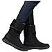 Black Casual Closed Ladies Mid Height Boots Stivaletti Pelle Sintetica Scarpe Donna Nero Eu 39, 74283-00 - Foto miniatura 2
