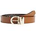 Ck Must Rd Buckle Rev 2.5 Belt Cintura Pelle Accessori Donna Marrone Eu 75, K60k609981 0hf - Foto miniatura 1