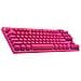 PRO X TKL tastiera Gaming RF senza fili + Bluetooth AZERTY Francese Magenta - Foto miniatura 4