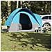 Tenda da Campeggio per Auto per 4 Persone Blu Impermeabile - Foto miniatura 3
