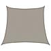 Vela Parasole 160 g/m² Trapezio Grigio Chiaro 4/5x4 m in HDPE - Foto miniatura 1