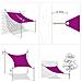 Vela Parasole 160 g/m² Trapezio Grigio Chiaro 4/5x4 m in HDPE - Foto miniatura 4