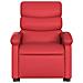 Poltrona Alzapersona Reclinabile Massaggio Rosso in Similpelle - Foto miniatura 8