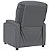 Poltrona Reclinabile Antracite in Similpelle - Foto miniatura 5