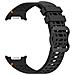 Cinturino In Silicone Traspirante Con Fibbia A D Per Samsung Galaxy Watch 8/8 Classic Black - Foto miniatura 1