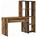 Scrivania Legno vecchio 138.5 x 55 x 143 cm Legno multistrato - Foto miniatura 6
