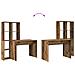 Scrivania Legno vecchio 138.5 x 55 x 143 cm Legno multistrato - Foto miniatura 8