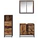 Set di mobili per il bagno con cassetto 3 pcs Legno vecchio - Foto miniatura 9