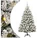 Albero di Natale artificiale con 300 LED Verde e Bianco 180 cm - Foto miniatura 1