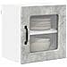 Pensile cucina Grigio cemento 40 x 31 x 40 cm Legno multistrato - Foto miniatura 3