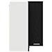 Armadio pensile Riga Rovere Nero e Bianco 57 x 57 x 80 cm - Foto miniatura 7