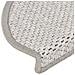 Tappeti Adesivi Scale Aspetto Sisal 30 pz 65x21x4 cm Platino - Foto miniatura 7