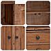 Armadio 63 x 30 x 79 cm Legno di Mogano Massello - Foto miniatura 8
