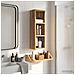 Armadio da bagno a muro Rovere Artigianale 20 x 16 x 62,5 cm - Foto miniatura 4