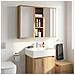 Armadio da bagno a muro Rovere Artigianale 20 x 16 x 62,5 cm - Foto miniatura 5