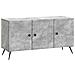 Mobile TV Grigio Cemento 99 x 34,5 x 50 cm Legno ingegnerizzato - Foto miniatura 1