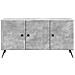 Mobile TV Grigio Cemento 99 x 34,5 x 50 cm Legno ingegnerizzato - Foto miniatura 4
