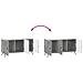 Mobile TV Grigio Cemento 99 x 34,5 x 50 cm Legno ingegnerizzato - Foto miniatura 9