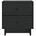 Armadio da Notte con cassetto 2 pcs Nero 43 x 34,5 x 47,5 cm - Foto miniatura 5