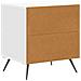 Armadio da Notte 2 pcs Bianco Lucido 43 x 34,5 x 47,5 cm - Foto miniatura 7
