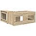 Letto alto per bambini con scrivania 2 pz Rovere Sonoma - Foto miniatura 5