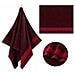 Asciugamano Rondo 2 - 70x140 cm - Bordeaux - Morbido come il velluto - Elevata assorbenza - Di lusso - Foto miniatura 4