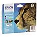 C13T07154020 Cartuccia Ink Originale Nera Ciano Magenta Gialla per Stylus D78 - DX 4000/4050 Capacità 560 Pagine Blister 4 pezzi - Foto miniatura 9
