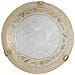 ROSY / PL30 - Plafoniera di colore bianco con bordo in ocra sumato 60 watt E27 - Foto miniatura 3