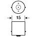 Set 10 dine 21w Ba15s 12v. Scatola - Foto miniatura 3