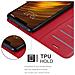 Custodia Compatibile Con Xiaomi Pocophone F1 In Rosso Carminio - Coperchio Protettiva Con Chiusura Magnetica, Funzione Stand E Tasca Per Le Carte - Foto miniatura 3