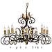 Amarilli Dieci Luce Lampadario In Bronzo / Oro - Foto miniatura 3