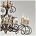 Amarilli Dieci Luce Lampadario In Bronzo / Oro - Foto miniatura 4