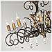 Amarilli Dieci Luce Lampadario In Bronzo / Oro - Foto miniatura 6