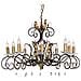 Amarilli Dieci Luce Lampadario In Bronzo / Oro - Foto miniatura 7