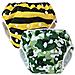 Riutilizzabile Swim Nappy (2 Confezioni) Per Neonati Le Ragazze Confortevole Lavabile E Regolabile Ideale Per Il Nuoto Lezioni Festiva Camuffamento Api - Foto miniatura 1