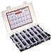 24value 630pcs Alluminio Condensatore Elettrolitico Assortimento Box Kit Gamma 0.1uf-1000uf - Foto miniatura 3
