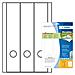 Spine labels white A4 Movables 59x297 75 pcs, Bianco, 5,9 cm, 29,7 cm - Foto miniatura 1