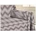 Telo Arredo Multiuso Linea Pensieri Delicati In 100% Cotone Dis Zig Zag 7672 Singolo Beige - Foto miniatura 6