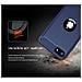 Custodia Compatibile Con Apple Iphone Se 2020 In Brushed Blu - Coperchio Protettivo In Silicone Tpu Flessibile In Look Acciaio Inossidabile-fibra Di Carbonio - Foto miniatura 6