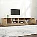 Mobili Tv 2 Pz Rovere Sonoma 80x35x36,5 Cm In Legno Multistrato - Foto miniatura 2